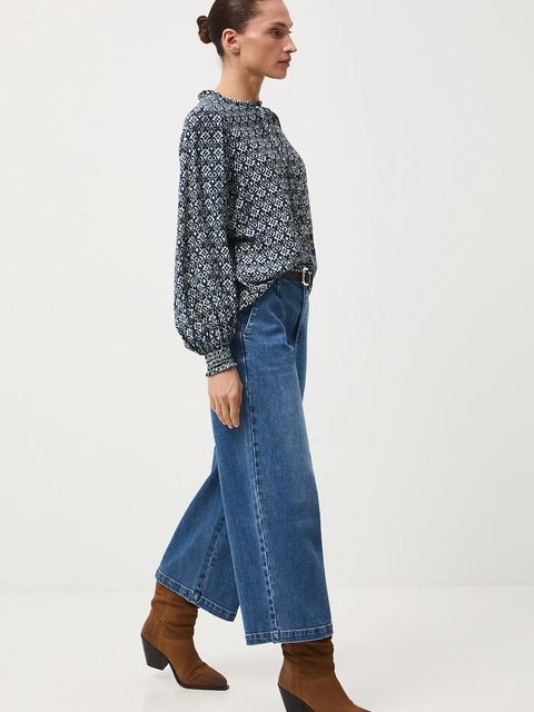 Medicine jeansy damskie kolor niebieski