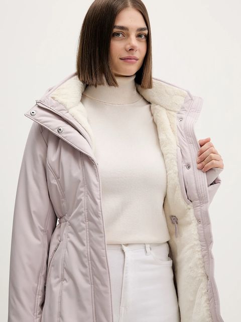 Hollister Co. kurtka kolor różowy zimowa KI344-5027-120