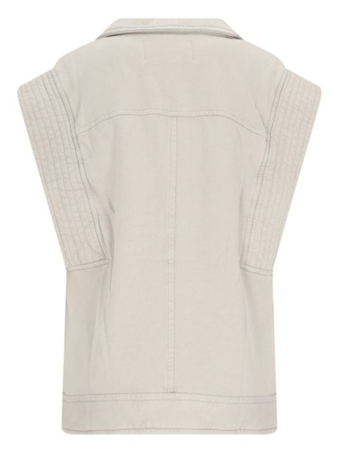 ISABEL MARANT Naelle gilet - Neutrals