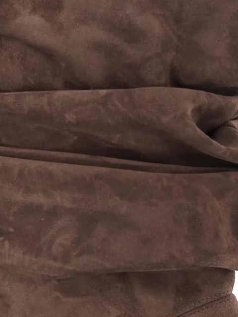 Amina Muaddi Jamie boots - Brown