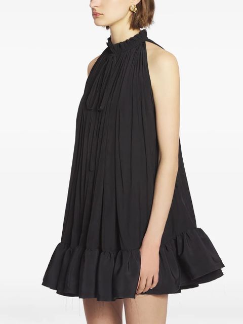 Lanvin ruffled mini dress - Black