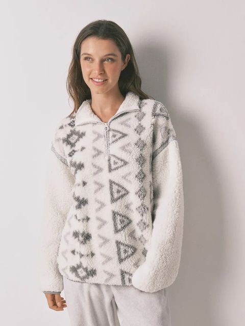 women'secret piżama damska kolor szary 3132174