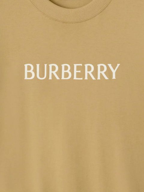 Burberry logo cotton T-shirt - Neutrals