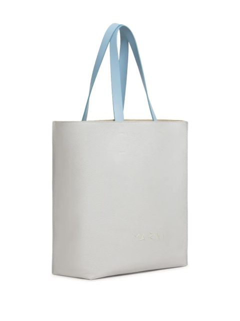 Marni logo-embroidered tote bag - Neutrals - zdjęcie produktu nr 2