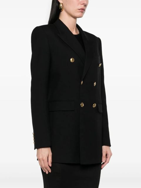 Saint Laurent wool gabardine blazer - Black