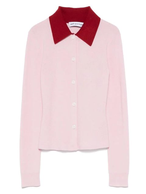 Self-Portrait wool cardigan - Pink - zdjęcie produktu nr 1