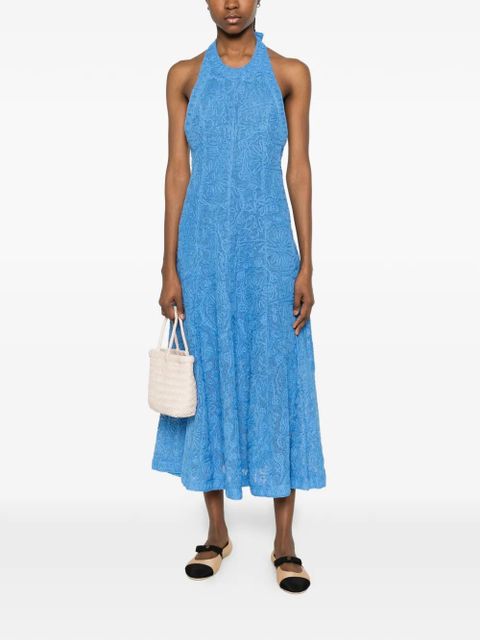 Maje open-back midi dress - Blue - zdjęcie produktu nr 2