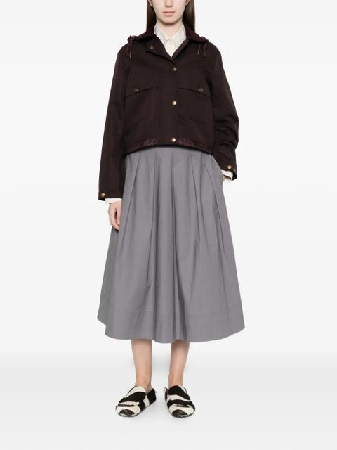 Moncler button hooded jacket - Purple - zdjęcie produktu nr 2