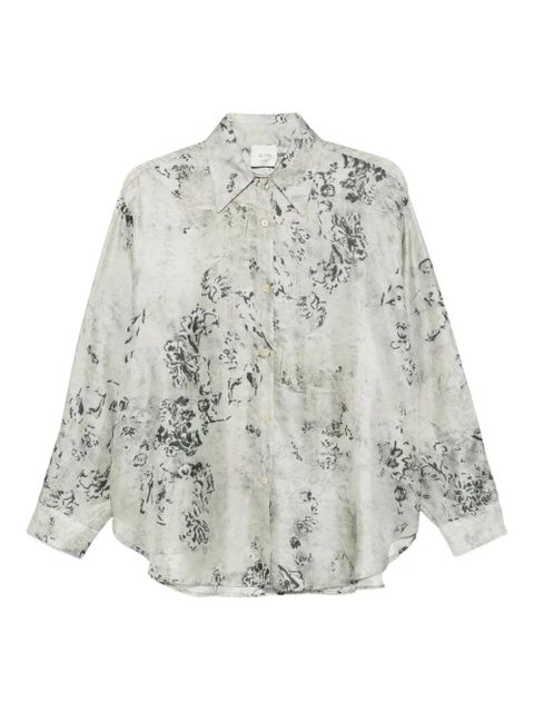Alysi floral-print shirt - White - zdjęcie produktu nr 1