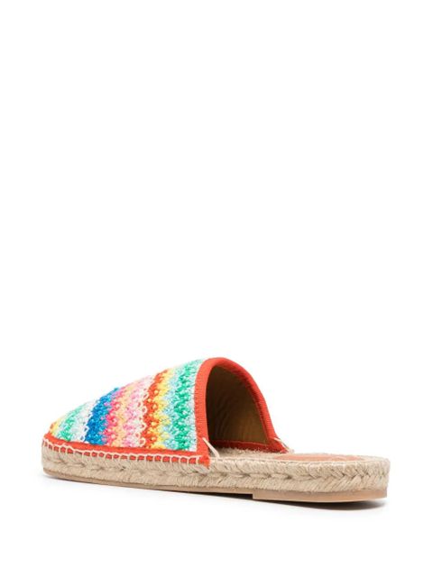 Alanui Over The Rainbow espadrilles - Green