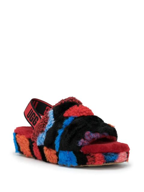 UGG Fluff Yeah slides - Red - zdjęcie produktu nr 2