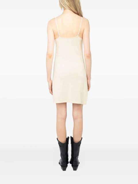 Zadig&Voltaire Savana mini dress - Neutrals