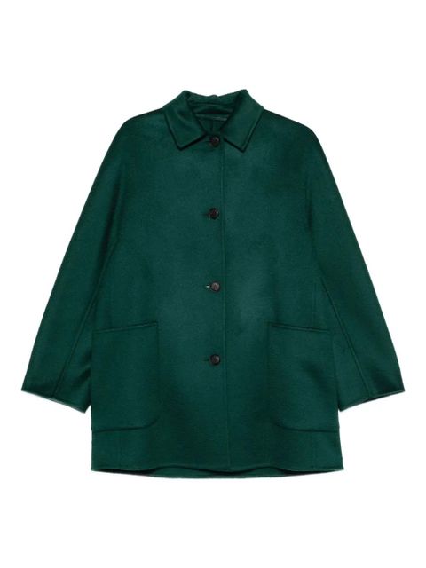 Max Mara patch-pocket button coat - Green - zdjęcie produktu nr 1