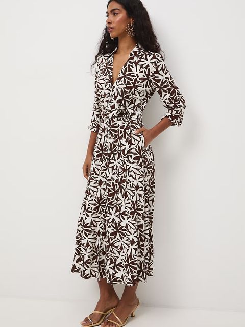 Medicine sukienka koszulowa z wiskozy - zdjęcie produktu nr 1