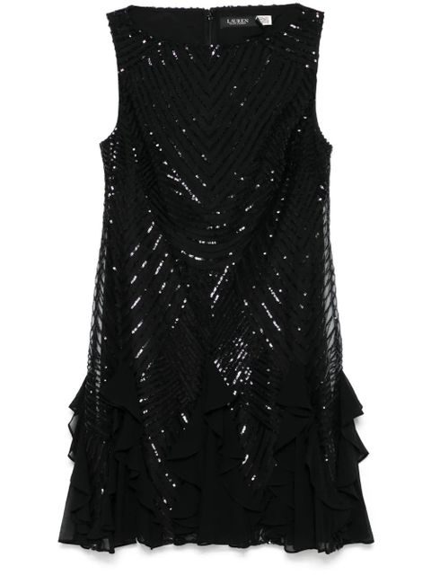 Lauren Ralph Lauren sequined mini dress - Black - zdjęcie produktu nr 1