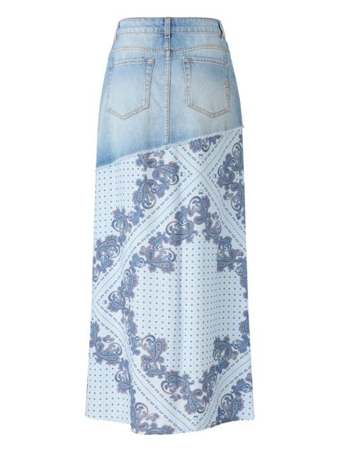 PINKO paisley maxi skirt - Blue - zdjęcie produktu nr 2