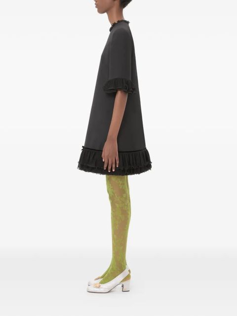 Valentino Garavani ruffled mini dress - Black