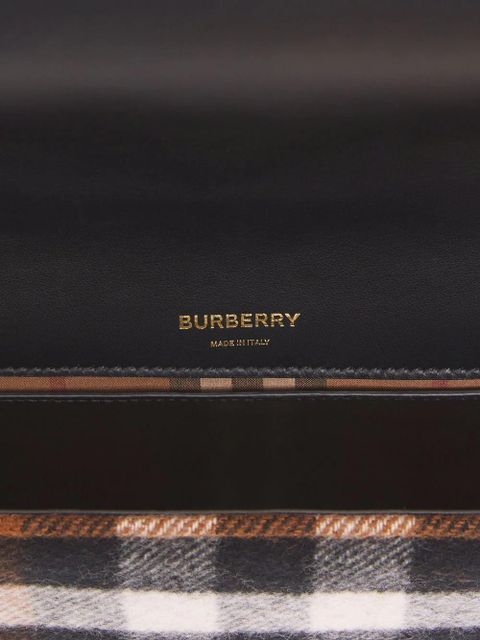 Burberry Lola check shoulder bag - Black