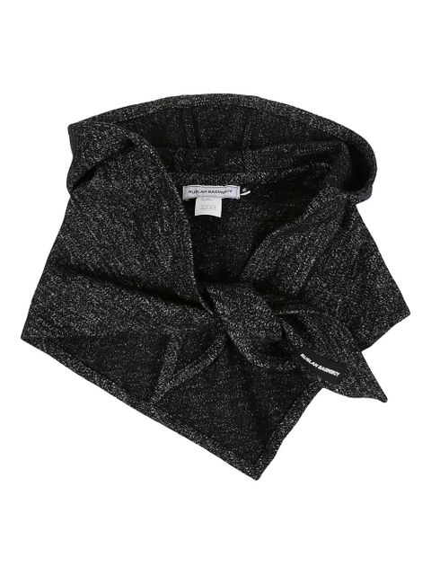 Ruslan Baginskiy hooded wool scarf - Black - zdjęcie produktu nr 1