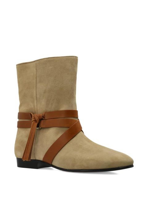 ISABEL MARANT Rejen suede ankle boot - Neutrals - zdjęcie produktu nr 2