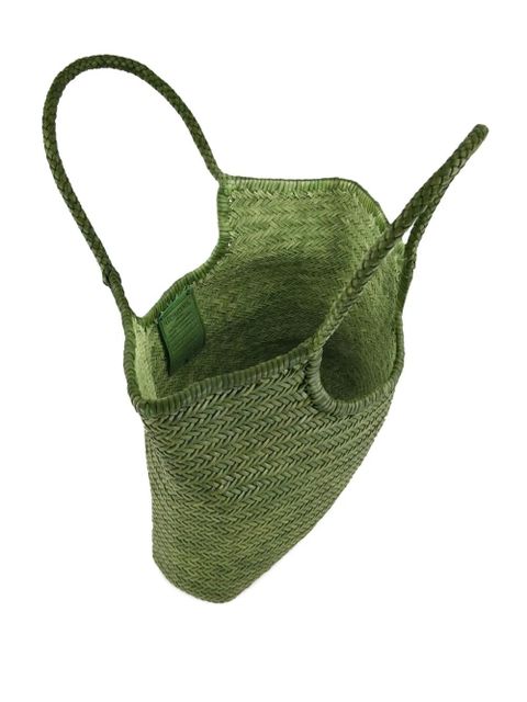 DRAGON DIFFUSION NS Diagonal Triple Jump tote bag - Green