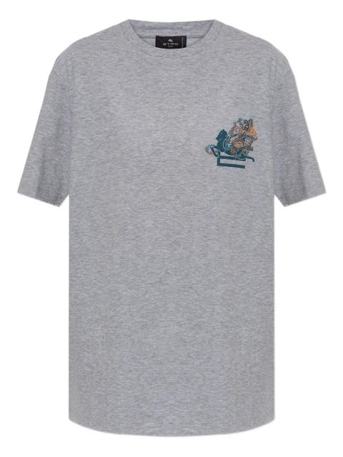 ETRO horse-print T-shirt - Grey - zdjęcie produktu nr 1