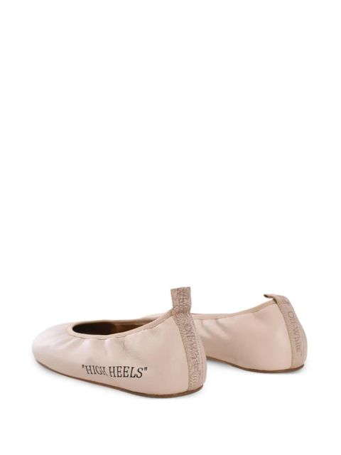 Off-White High Heels ballerina shoes - Neutrals