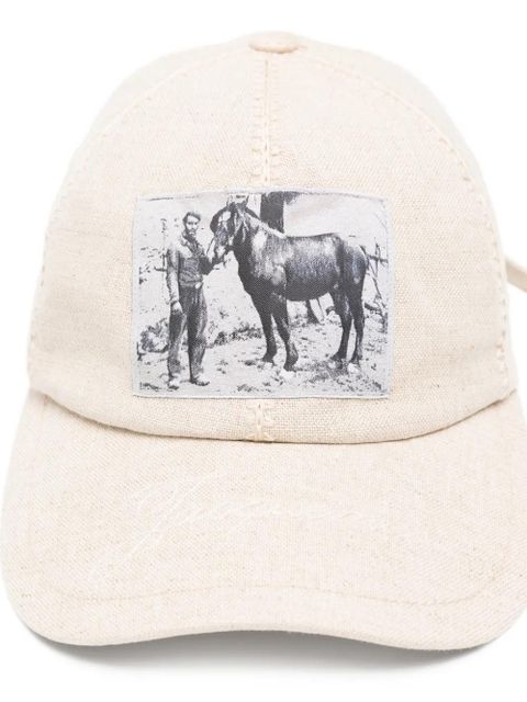 Jacquemus La Casquette Paysan baseball cap - Neutrals