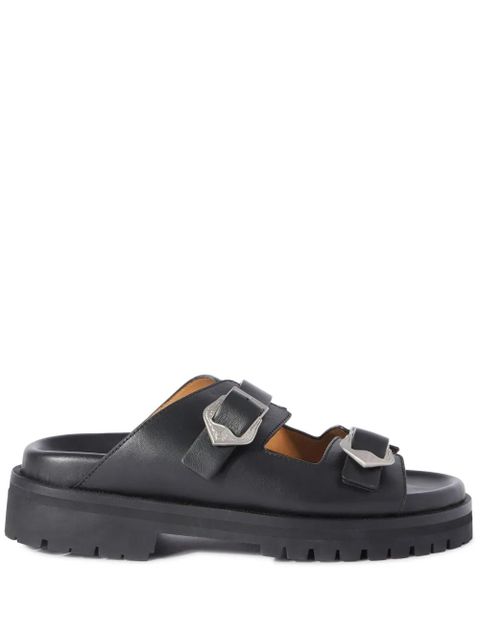 Off-White Bulk Arrow leather sandals - Black - zdjęcie produktu nr 1