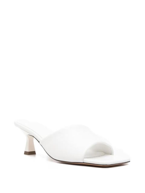 SANDRO 60mm leather sandals - White - zdjęcie produktu nr 2