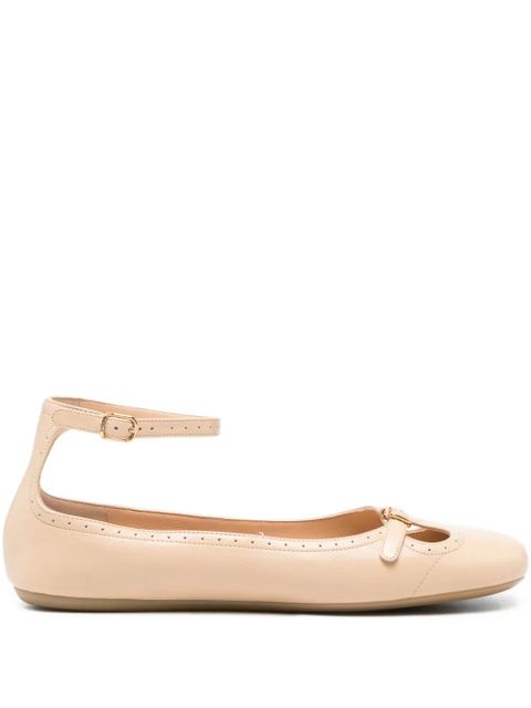 Chloé leather ballet flats - Neutrals - zdjęcie produktu nr 1