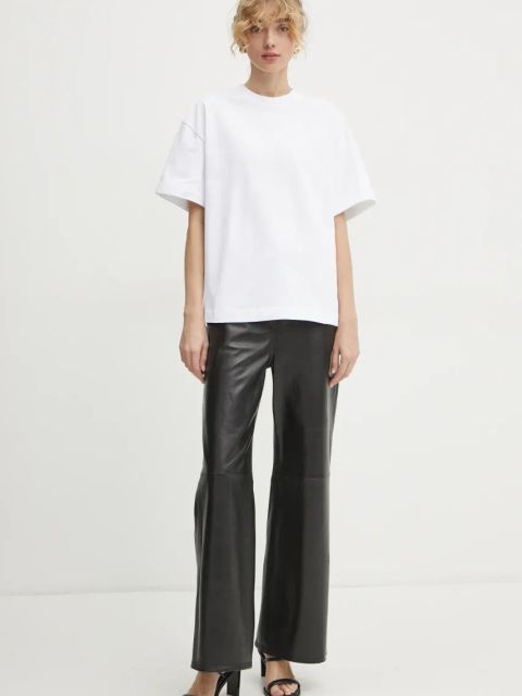 Filippa K t-shirt bawełniany damski kolor biały 30648