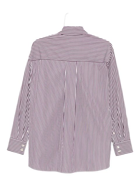 ISABEL MARANT striped button-fastening shirt - Neutrals