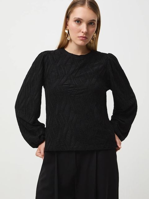 Medicine longsleeve damski kolor czarny