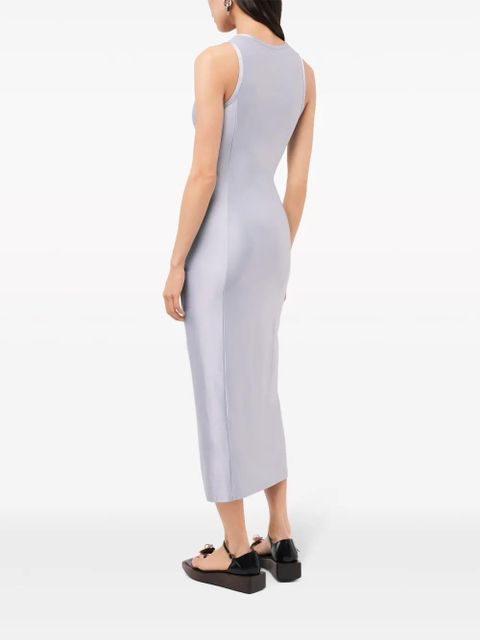 Rabanne stud-detailed sleeveless midi dress - Blue