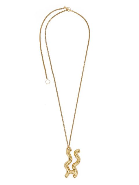 Jil Sander zodiac-sign pendant necklace - Gold - zdjęcie produktu nr 1