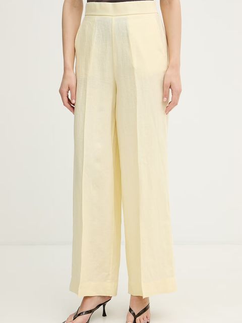 United Colors of Benetton spodnie damskie lniane - zdjęcie produktu nr 2