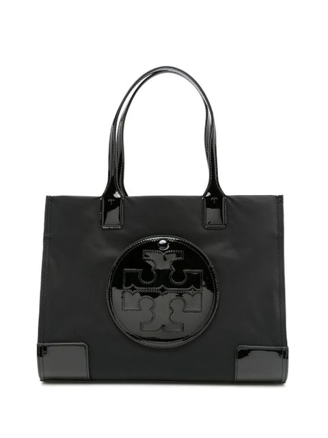Tory Burch Ella small patent-detail tote bag - Black - zdjęcie produktu nr 1