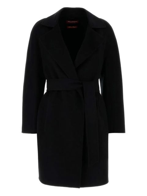 Max Mara belted wool coat - Black - zdjęcie produktu nr 1