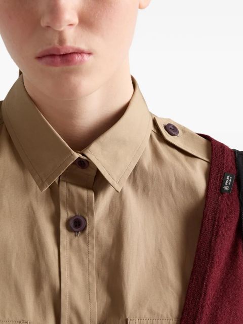 Prada cashmere V-neck sweater - Red