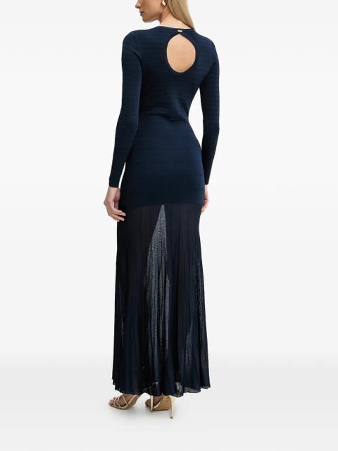 TWINSET knitted pleated dress - Blue