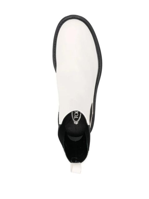 Tod's rubber-stud chelsea boots - White