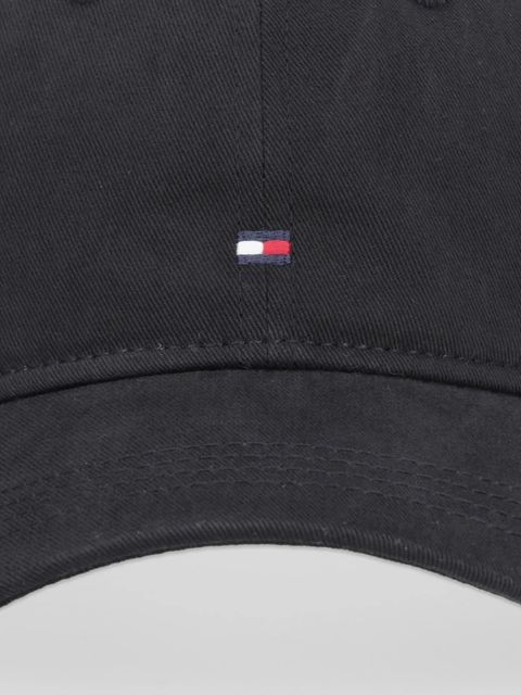 Tommy Hilfiger czapka z daszkiem bawełniana kolor czarny AW0AW17781 - zdjęcie produktu nr 2