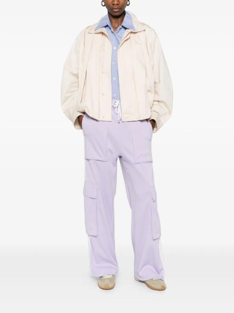 LOEWE logo-embroidery track pants - Purple - zdjęcie produktu nr 2