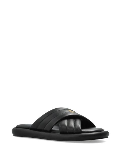 BOGNER quilted crossover sandals - Black - zdjęcie produktu nr 2