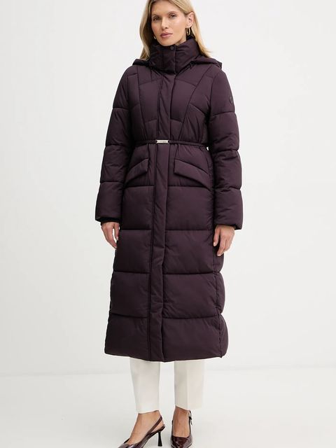 BOSS kurtka kolor fioletowy zimowa 50546844