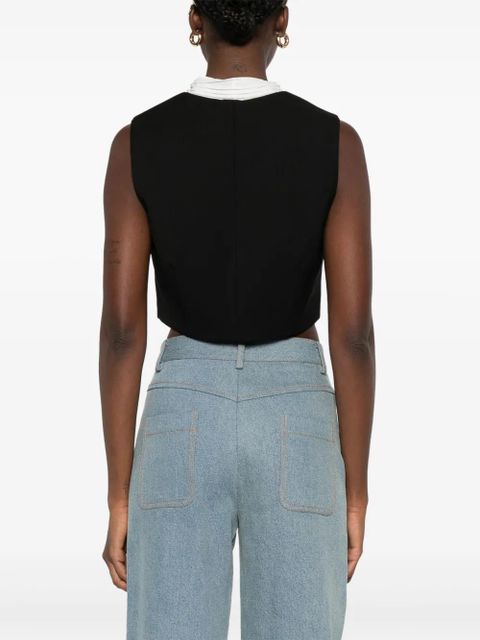 SANDRO V-neck blouse - Black - zdjęcie produktu nr 2