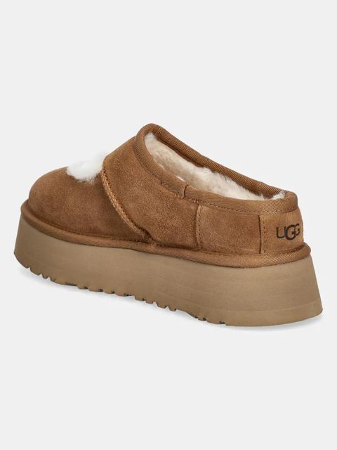 UGG kapcie zamszowe Bea Mary Jane kolor brązowy 1167612-CHE