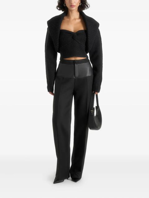 Manière De Voir Emya top and cardigan set - Black - zdjęcie produktu nr 1