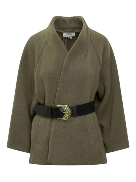 Ba&Sh belted Hini coat - Green - zdjęcie produktu nr 1